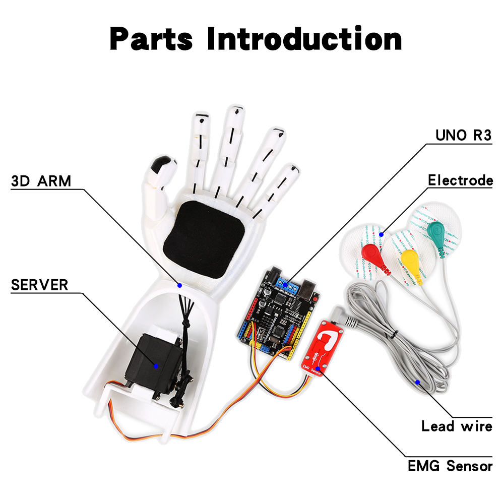 EMG Sensor Robotic Arm Electri - Muscle Sensor Emg recension och pris