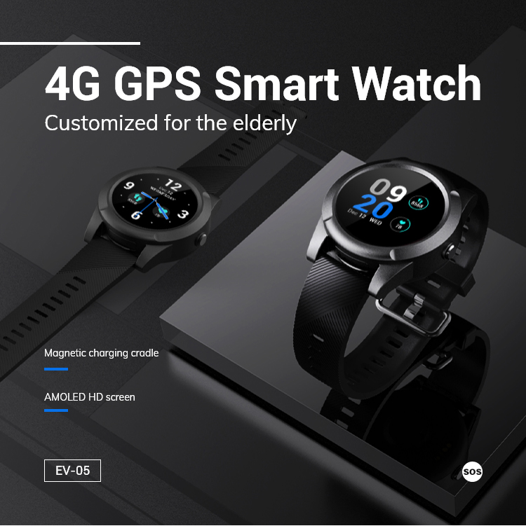 Senior GPS Tracking Smart Watc - Fall Detection Watch recension och pris