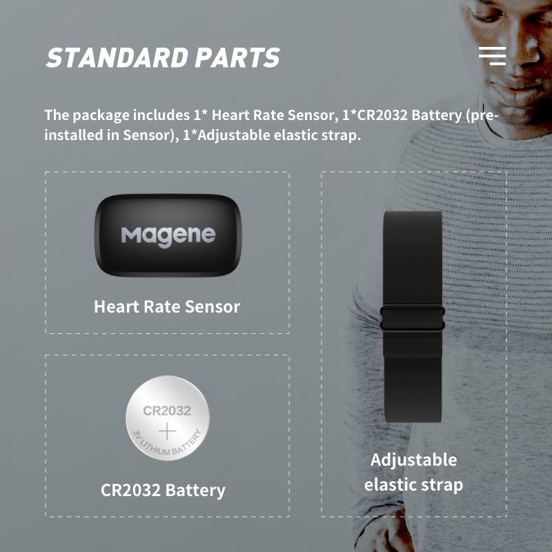 Magene H64 Heart Rate Monitor  - Breath Rate Monitor recension och pris