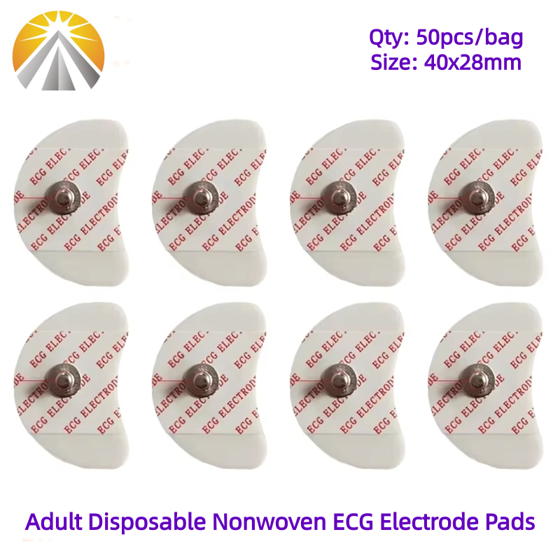 50 PCS Each Bag 2840 MM White  - Ecg Patch Monitor recension och pris