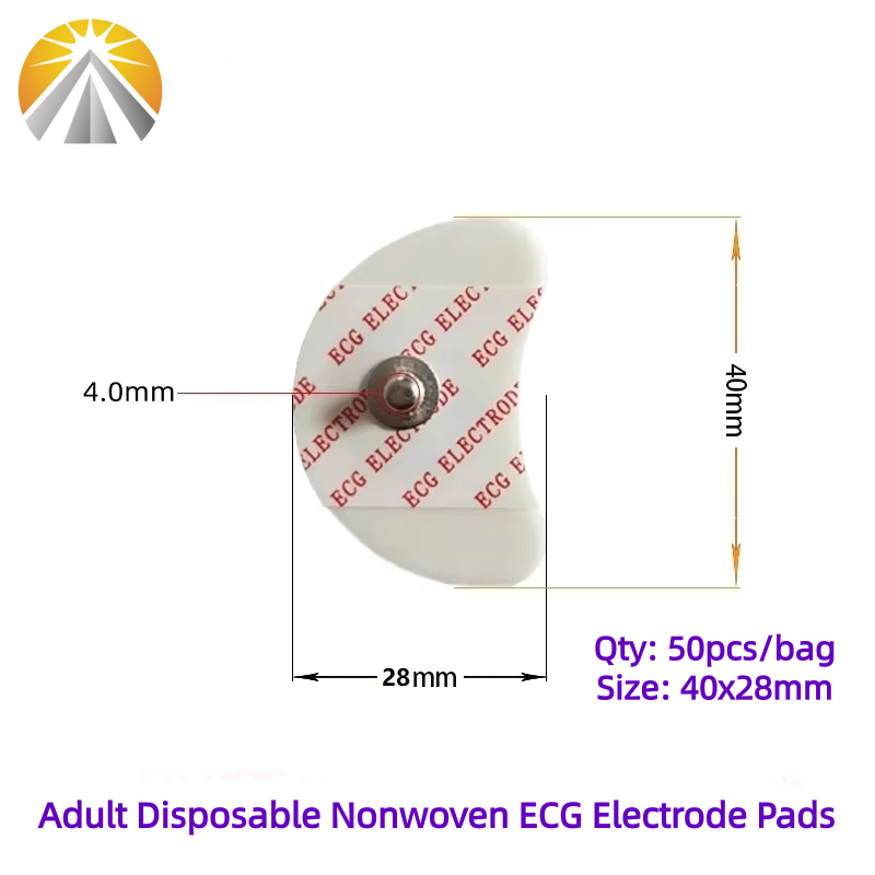 50 PCS Each Bag 2840 MM White  - Ecg Patch Monitor recension och pris