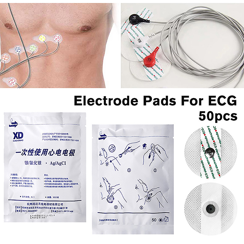 50PCS/Bag Electrode Patch Medi - Ecg Patch Monitor recension och pris