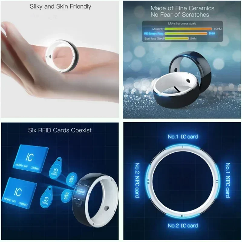 Smart Ring 6 RFID Cards Disk S - Smart Ring Nfc Pay recension och pris