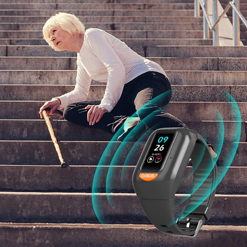 Newest Elderly 4G Smart Watch  - Fall Detection Watch recension och pris