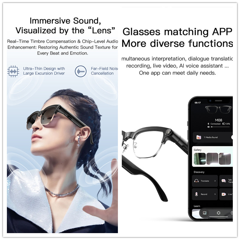 2026 New 8MP Ultra-Wide HD Cam - Smart Glasses Lens recension och pris