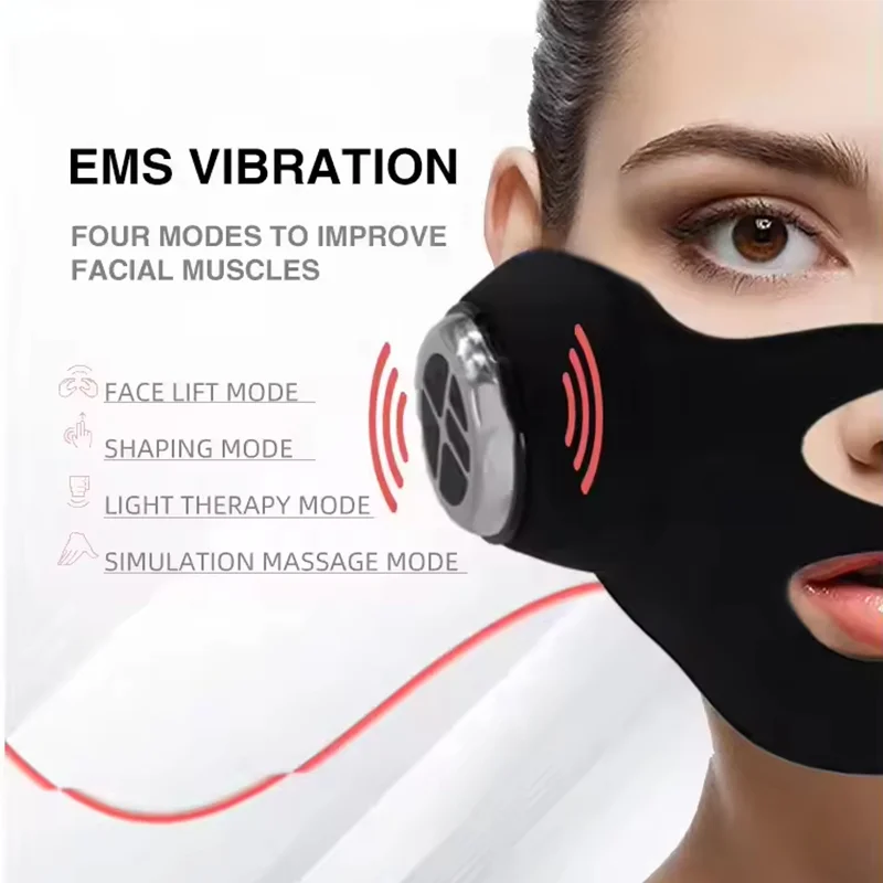 V Face Lifting EMS Facial Mask - Galvanic Skin Sensor recension och pris