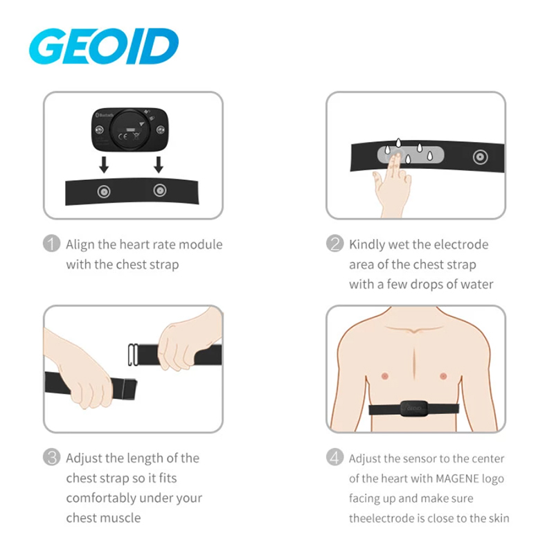 GEOID HS500 Heart Rate Monitor - Breath Rate Monitor recension och pris