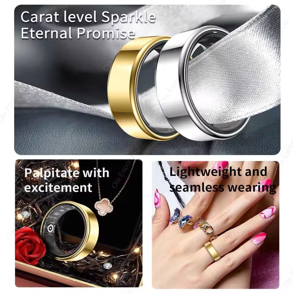 NEW R09 Smart Ring Men Women w - Temperature Ring Skin recension och pris