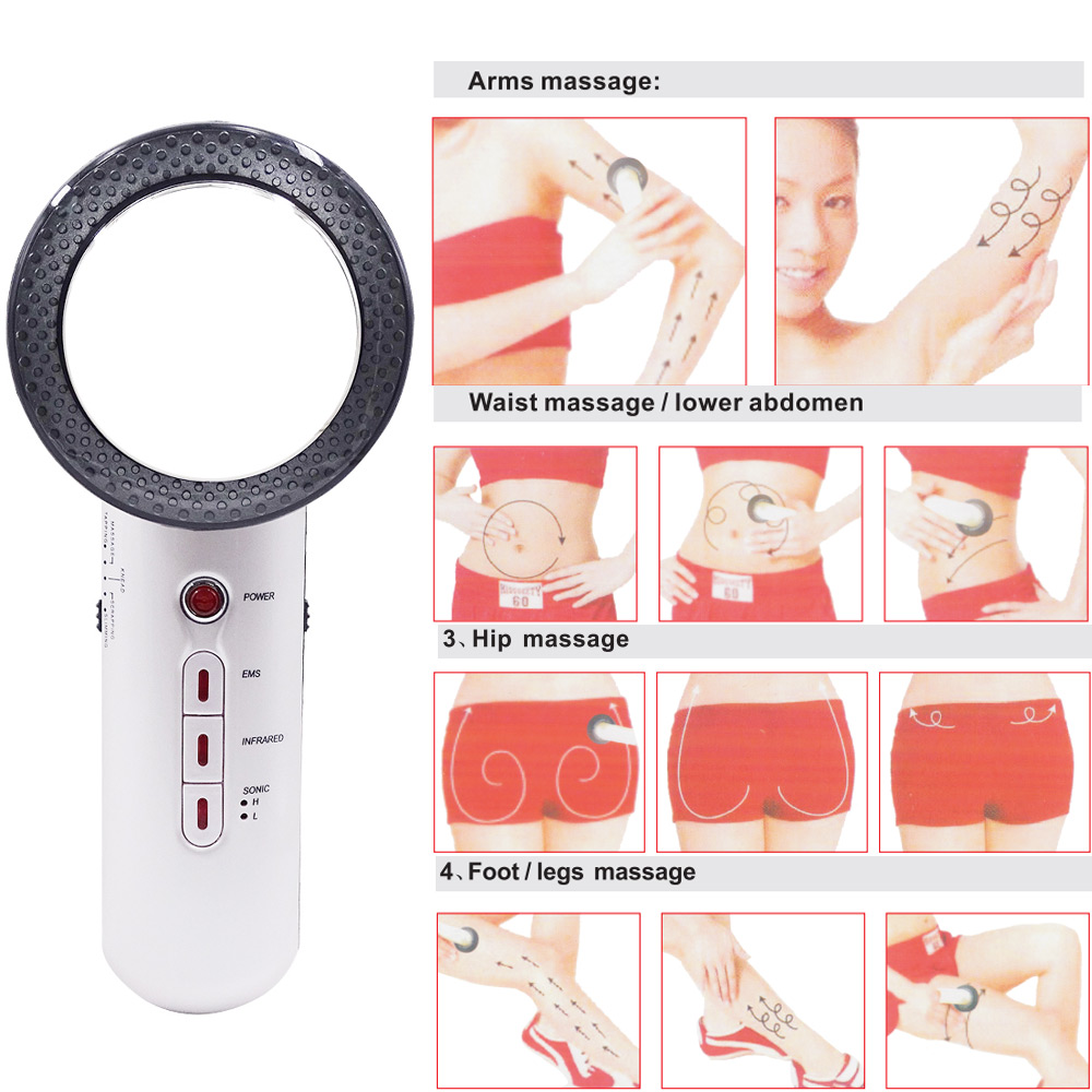 3 in 1 ems Ultrasound Cavitati - Galvanic Skin Sensor recension och pris