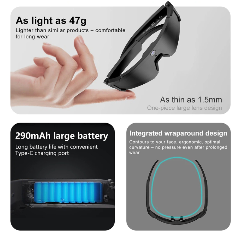 Mijia Al Smart Glasses Cycling - Smart Glasses Lens recension och pris