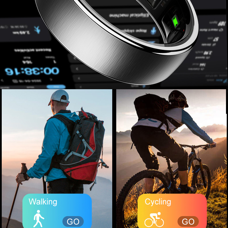 R10 Charging Case Smart Ring M - Temperature Ring Skin recension och pris