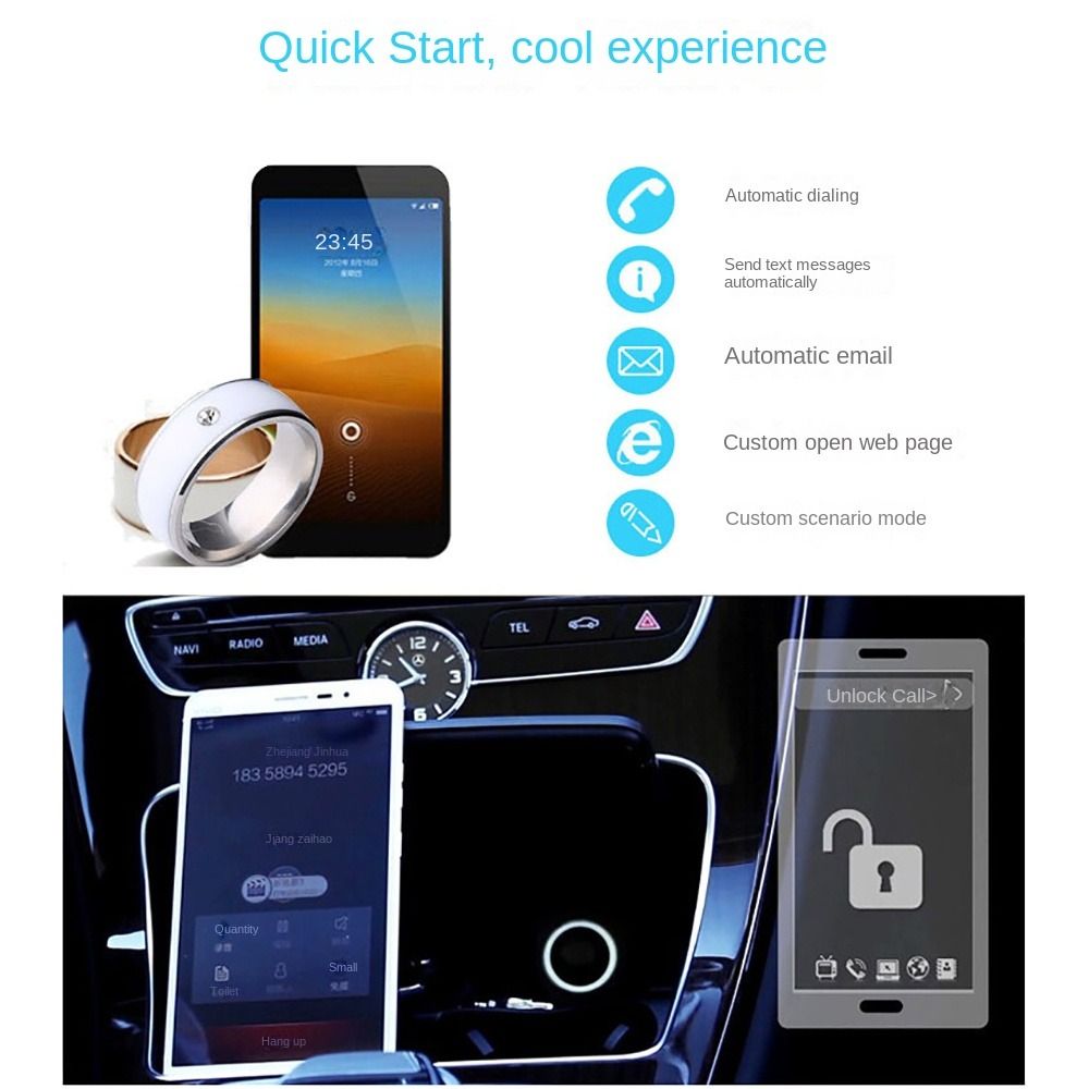 Stainless Steel NFC Smart Ring - Smart Ring Nfc Pay recension och pris