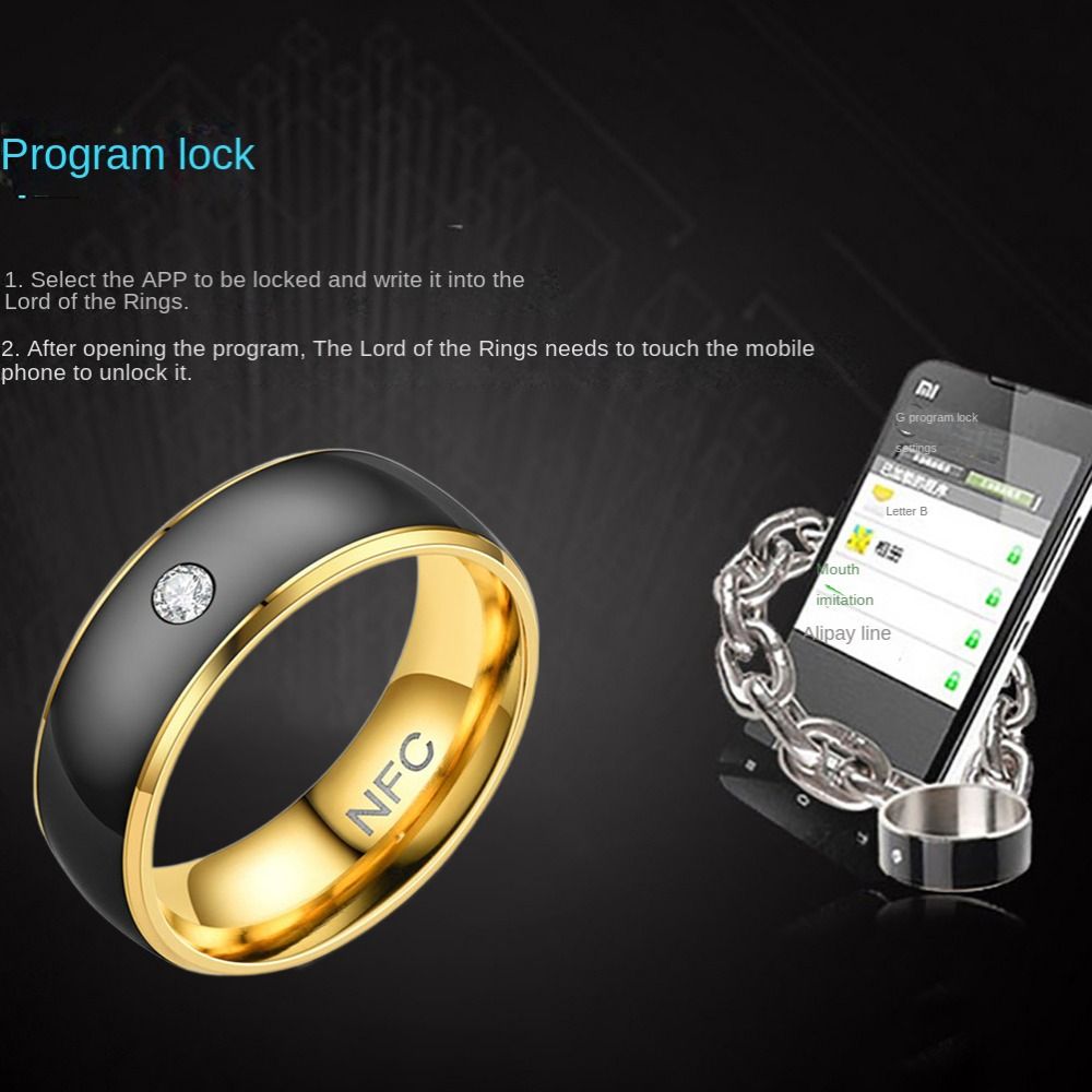 Stainless Steel NFC Smart Ring - Smart Ring Nfc Pay recension och pris