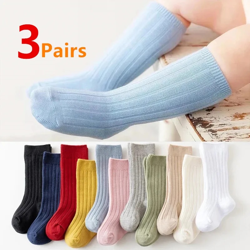 3Pairs/Lot Baby Knee High Sock - Baby Sock Oximeter recension och pris
